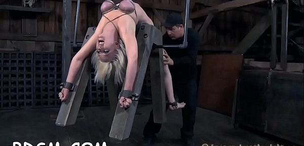  Sexy toy torturing for sexy cutie